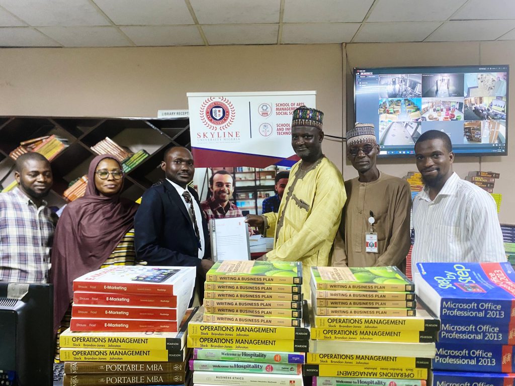 BOOK DONATION TO AZMAN UNIVERSITY KANO