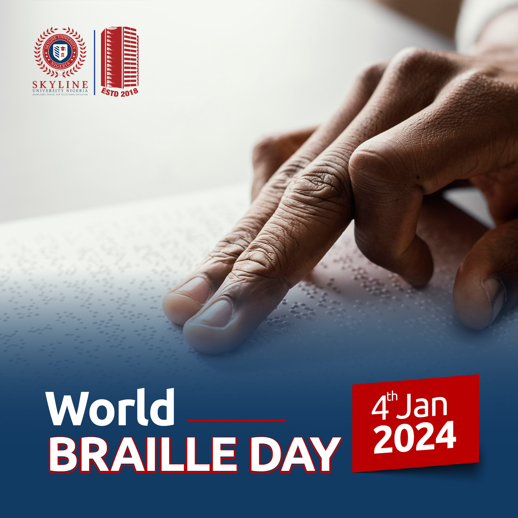 World Braille Day 2024 Skyline University Nigeria